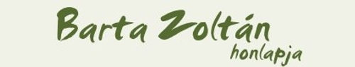 Barta Zolt�n honlapja